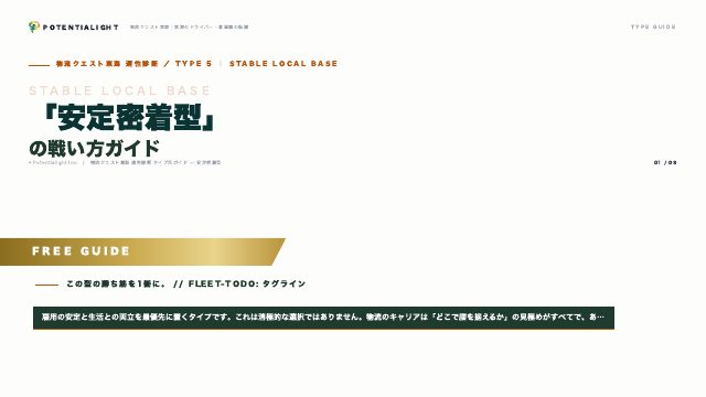 安定密着型の戦い方ガイド 表紙